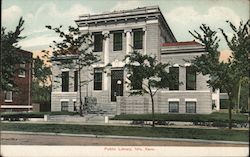 Public Library Iola, KS Postcard Postcard Postcard