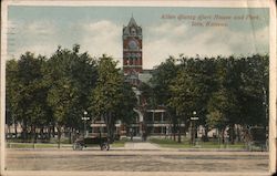 Allen County Court House and Park Postcard