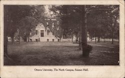 Ottawa University, The North Campus, Science Hall Kansas Postcard Postcard Postcard