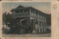 Island of Guam, Officers Club Postcard