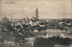 Picturesque Old Town with spires Kutná Hora, Czech Republic Eastern Europe Postcard Postcard Postcard