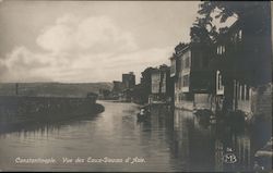 Constantinople. Vue des Eaux-Douces d'Asie Postcard