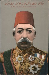 S.M.J. Sultan Mehmed Khan V Turkey Royalty Postcard Postcard Postcard