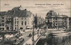 Berlin Weidendammer Brucke - Komische Oper Postcard