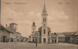 Abrud - Piata Postcard