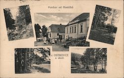 Pozdrav od Hosticku z Ostrovce a okoli Postcard