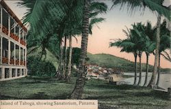 Island of Taboga, showing Sanatorium, Panama Postcard Postcard Postcard