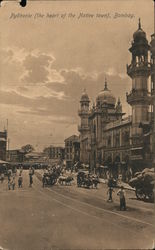 Pydhonie (the heart of the Native town), Bombay Mumbai, India Postcard Postcard Postcard