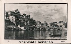 The Ghats - Benares Postcard