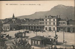 La gare et le Moucherotte Postcard