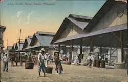 A210 - Tondo Market, Manila, Pilippines Postcard