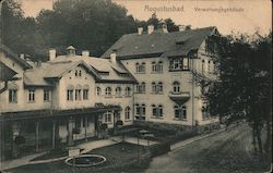 Augustusbad spa - Verwaltungsgebäude (office building) Radeberg, Germany Postcard Postcard Postcard