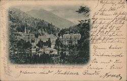 Wildbad Gastein von den Schwarzenberg-Anlagen Germany Postcard Postcard Postcard