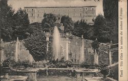 Tivoli - Villa d'Este - Lo scalone che conduce al Palazzo Italy Postcard Postcard Postcard