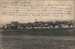 Pozdrav z Hostomic Postcard