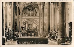 Inneres der Hofkirche Postcard