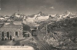 Gare du Gornergrat Zermatt, Switzerland Postcard Postcard Postcard