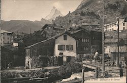 Zermatt et le Cervin Switzerland Postcard Postcard Postcard