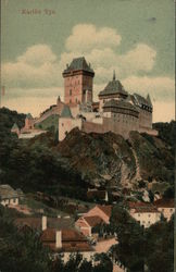 Karlův Týn - Karlštejn Castle Postcard