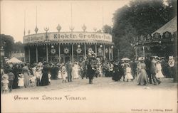 Gruss vom Lübecker Volksfest (fairground) Germany Postcard Postcard Postcard