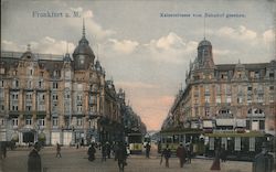 Kaiserstrasse vom Bahnhof gesehen Frankfurt a. M., Germany Postcard Postcard Postcard