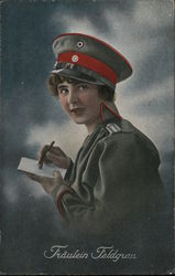 Fraulein Feldgrau Postcard