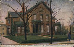 Milburn Residence, Delaware Avenue Buffalo, NY Postcard Postcard Postcard