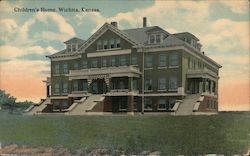 Children's Home, Witchita, Kansas Wichita, KS Postcard Postcard Postcard