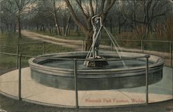 Riverside Park Fountain Wichita, KS Postcard Postcard Postcard