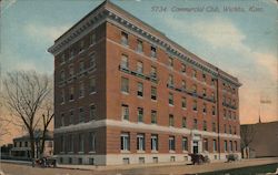 Commercial Club Wichita, KS Postcard Postcard Postcard