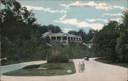 Scene in Bradley Park Postcard