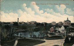 Birdseye View of Soldiers Home Postcard