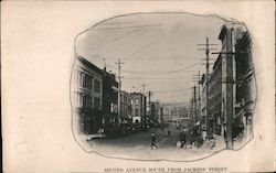 Second Avenue South from Jackson Street Postcard