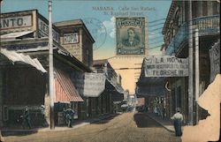 Habana - Calle San Rafael Cuba Postcard Postcard Postcard