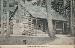 Pioneer's Log Cabin Olcott, NY Postcard Postcard Postcard