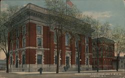 United States Post Office and YMCA Postcard