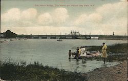 City Island Bridge, City Island and Pelham Bay Park Postcard