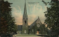 First Reformed Church Schenectady, NY Postcard Postcard Postcard