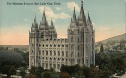 The Mormon Temple Postcard