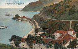 Hotel St. Catherine Sugar Loag Casino and Avalon Bay Santa Catalina Island, CA Postcard Postcard Postcard