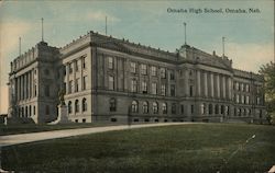 Omaha High School Postcard