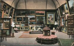 Interior The Lininger Art Gallery Omaha, NE Postcard Postcard Postcard