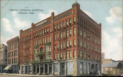 Omaha General Hospital Nebraska Postcard Postcard Postcard