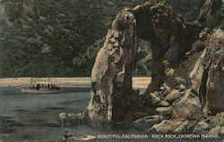 Beautiful California - Arch Rock Postcard