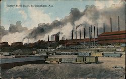 Ensley Steel Plant Birmingham, AL Postcard Postcard Postcard