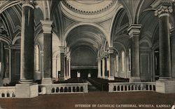 Interior of Catholic Cathedral Postcard