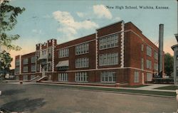 New High School Postcard