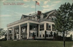 Fall River, Mass. Interlaken - Spencer Borden's Residence. Massachusetts Postcard Postcard Postcard