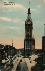 City Hall Milwaukee, WI Postcard Postcard Postcard