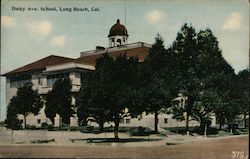 Daisy Ave. School Long Beach, CA Postcard Postcard Postcard